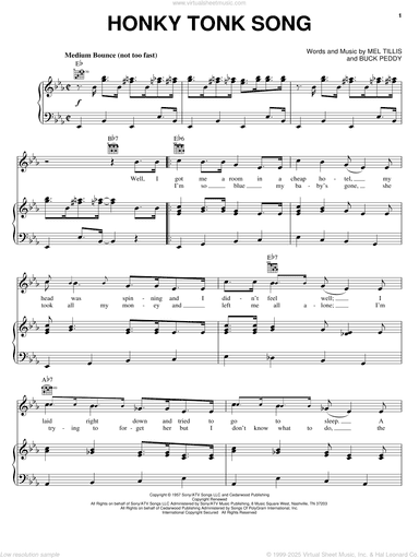 Honky Tonk Song