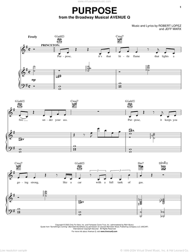 Purpose (from Avenue Q)