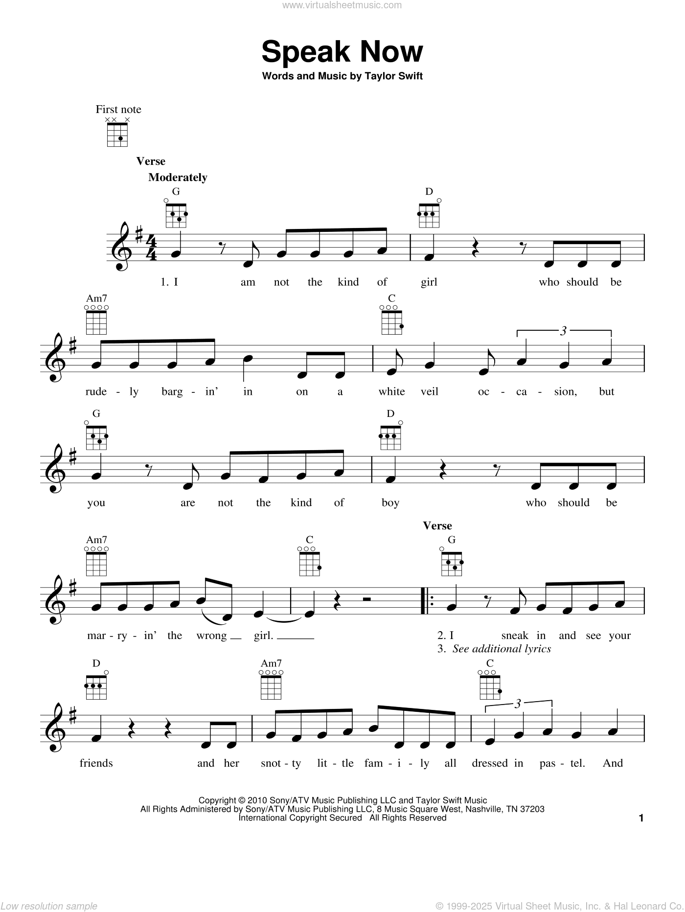 Speak Now