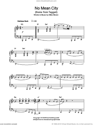 No Mean City (theme from Taggart)