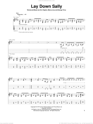 Lay Down Sally
