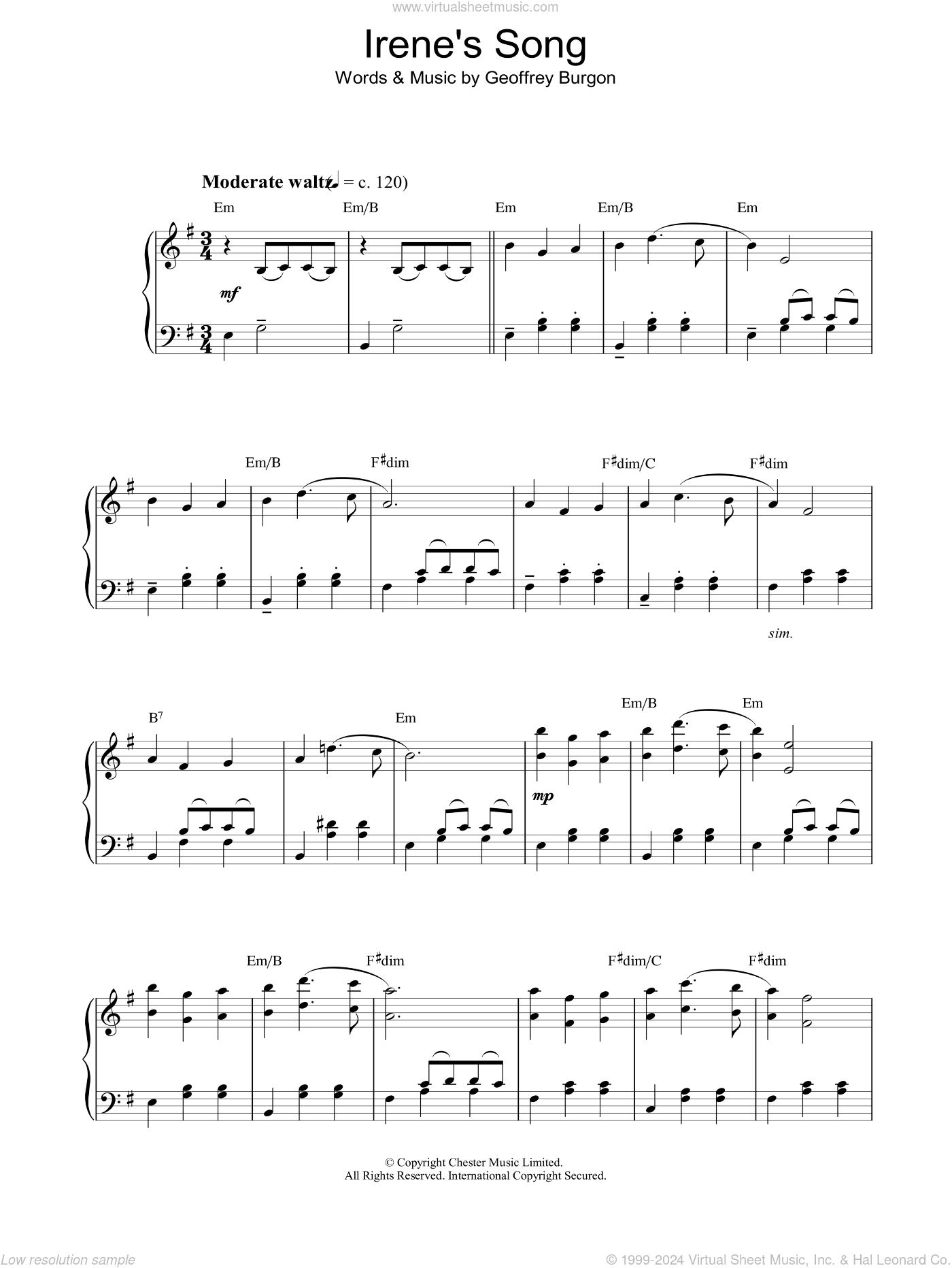 Irene's Song (theme from The Forsyte Saga)