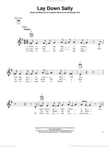 Lay Down Sally