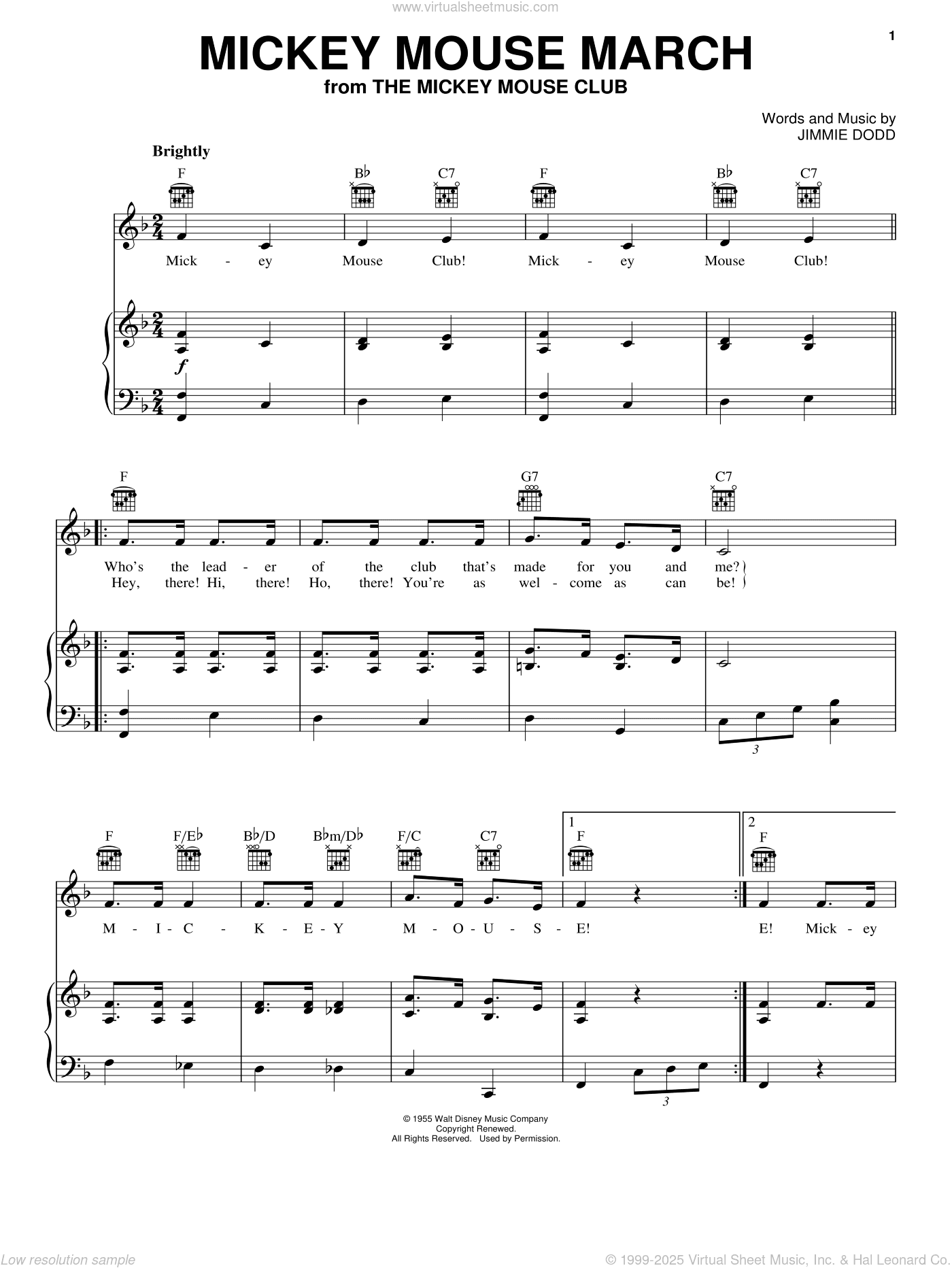 Mickey Mouse March (from The Mickey Mouse Club)