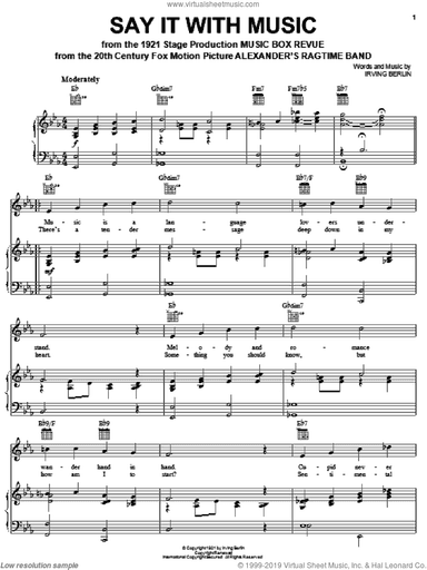 Say It With Music