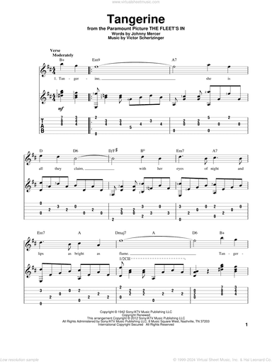 Tangerine, (intermediate)