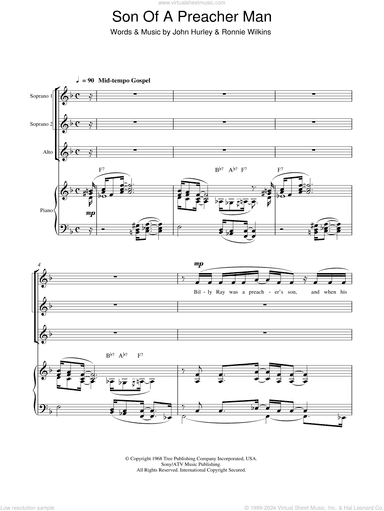 Son-Of-A-Preacher Man (arr. Berty Rice)