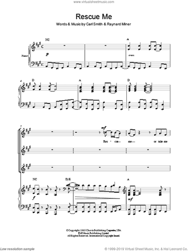 Rescue Me (arr. Berty Rice)