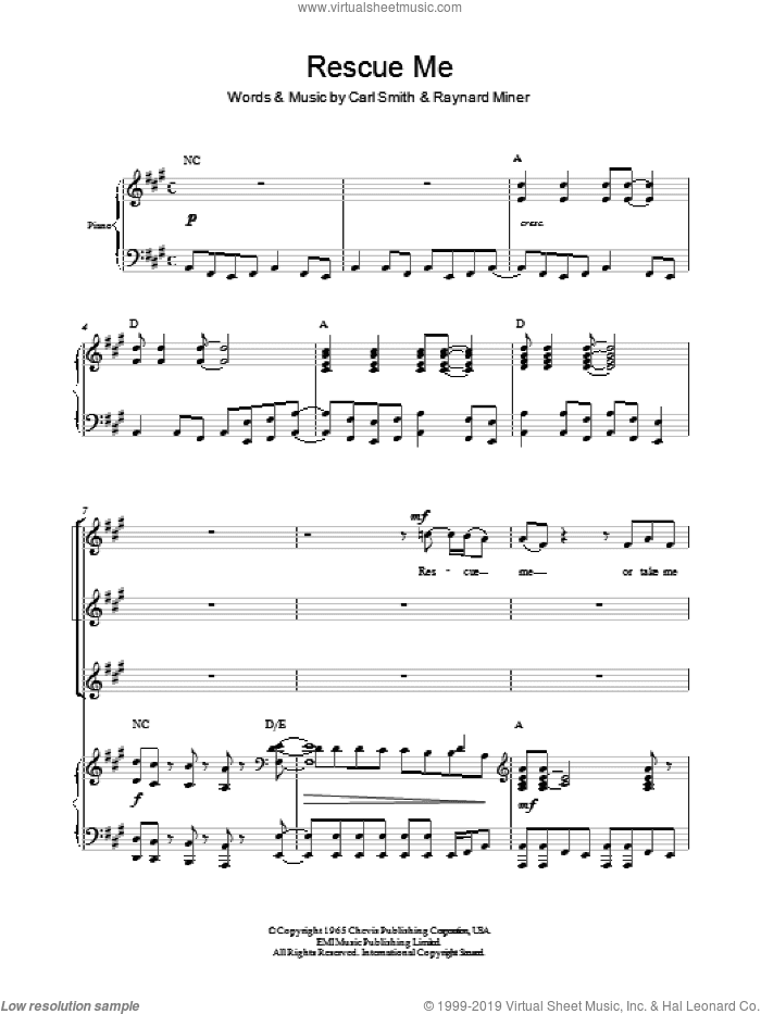 Rescue Me (arr. Berty Rice)