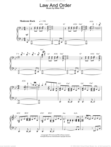 Theme from Law And Order