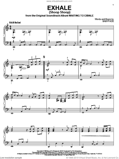 Exhale (Shoop Shoop), (intermediate)