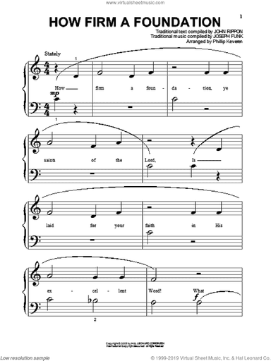 How Firm A Foundation (arr. Phillip Keveren)