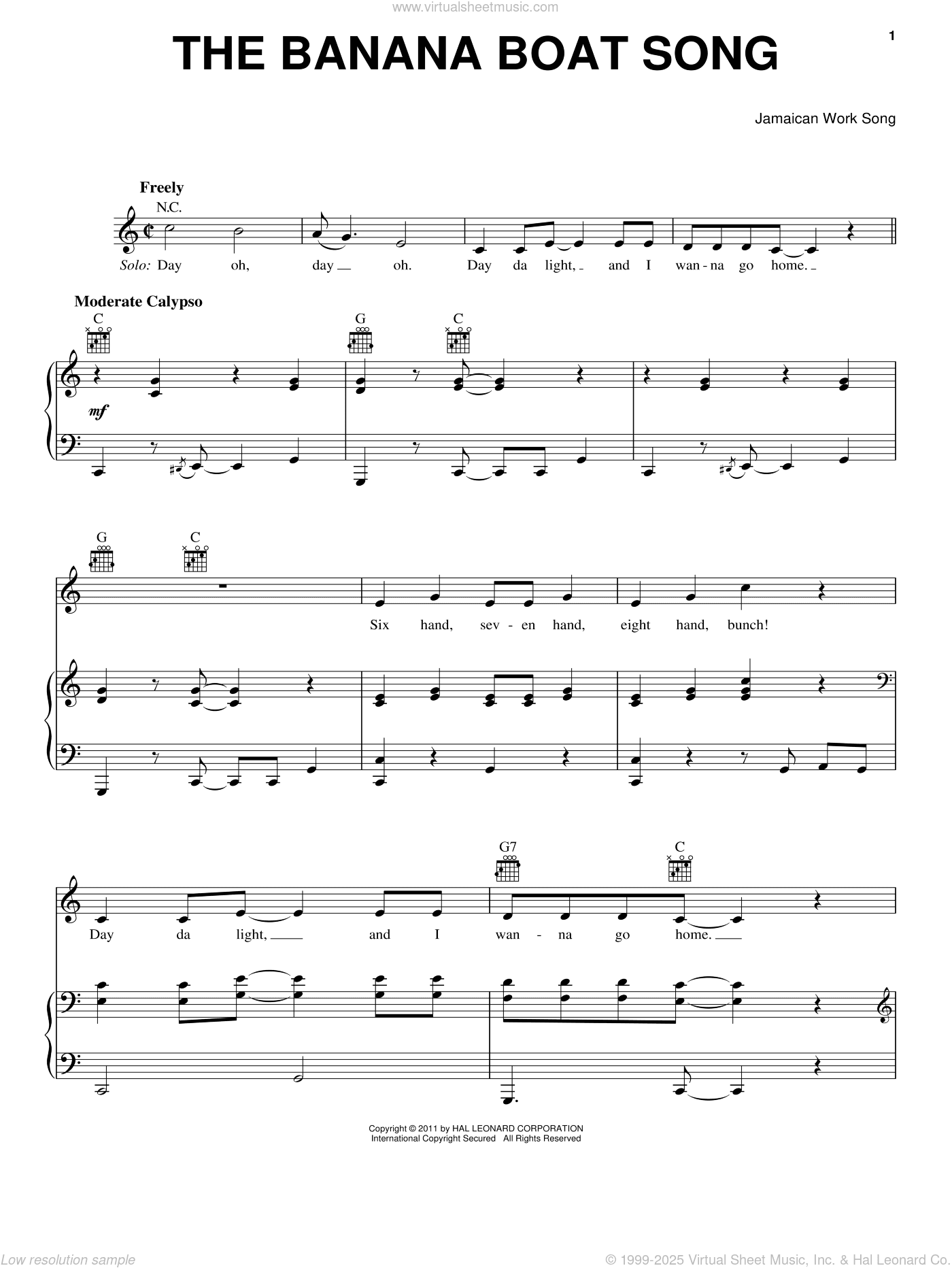 The Banana Boat Song (Day-O)