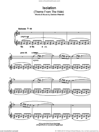 Isolation (Theme From The Hide)