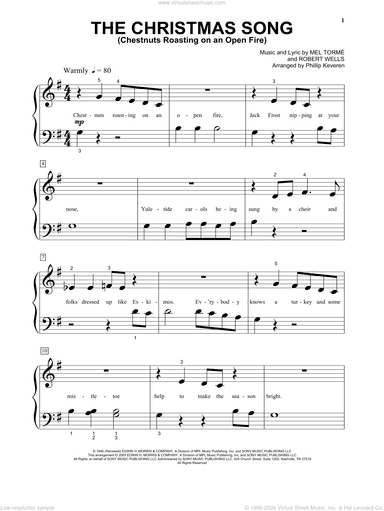The Christmas Song (Chestnuts Roasting On An Open Fire) (arr. Phillip Keveren)
