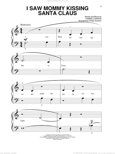 I Saw Mommy Kissing Santa Claus (arr. Phillip Keveren)