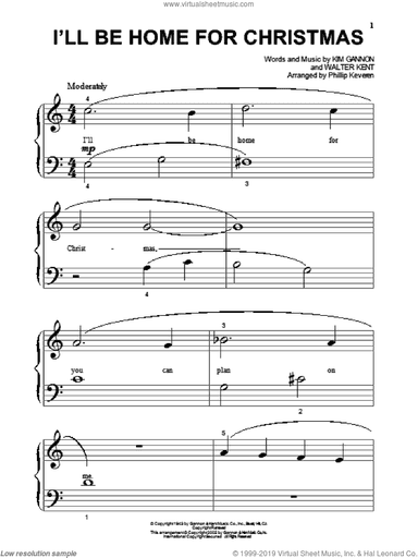 I'll Be Home For Christmas (arr. Phillip Keveren)