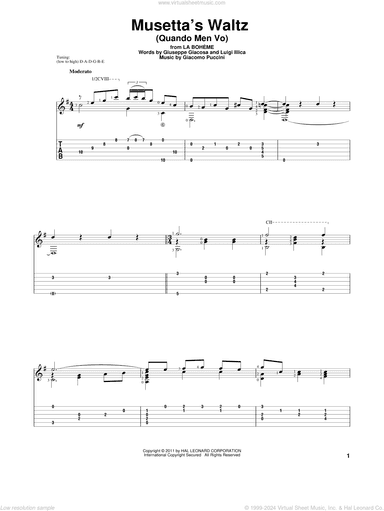 Musetta's Waltz (Quando Men Vo)