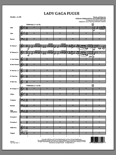 Lady Gaga Fugue (COMPLETE)