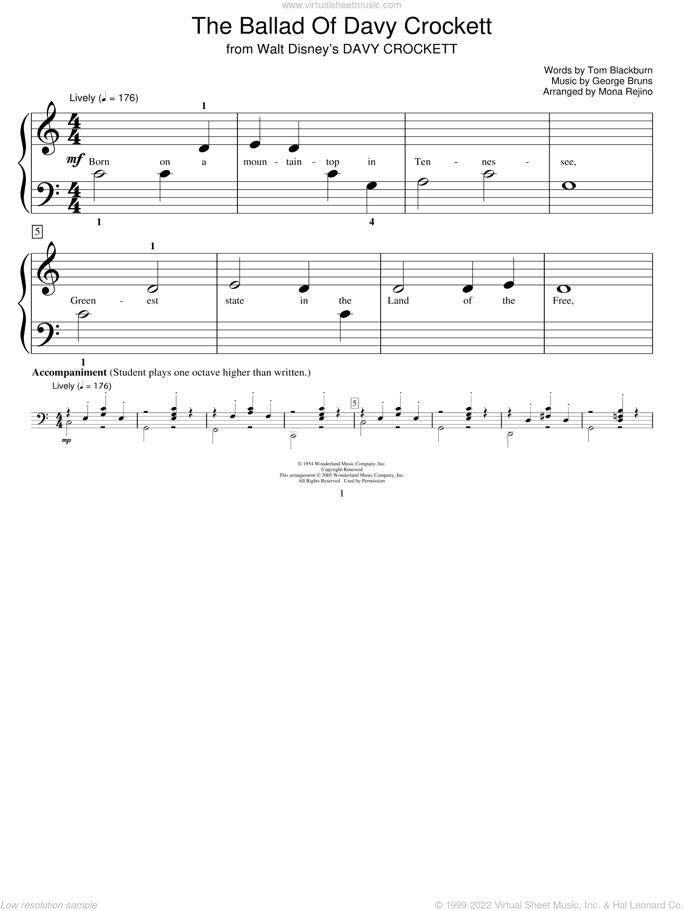 The Ballad Of Davy Crockett (from Davy Crockett)