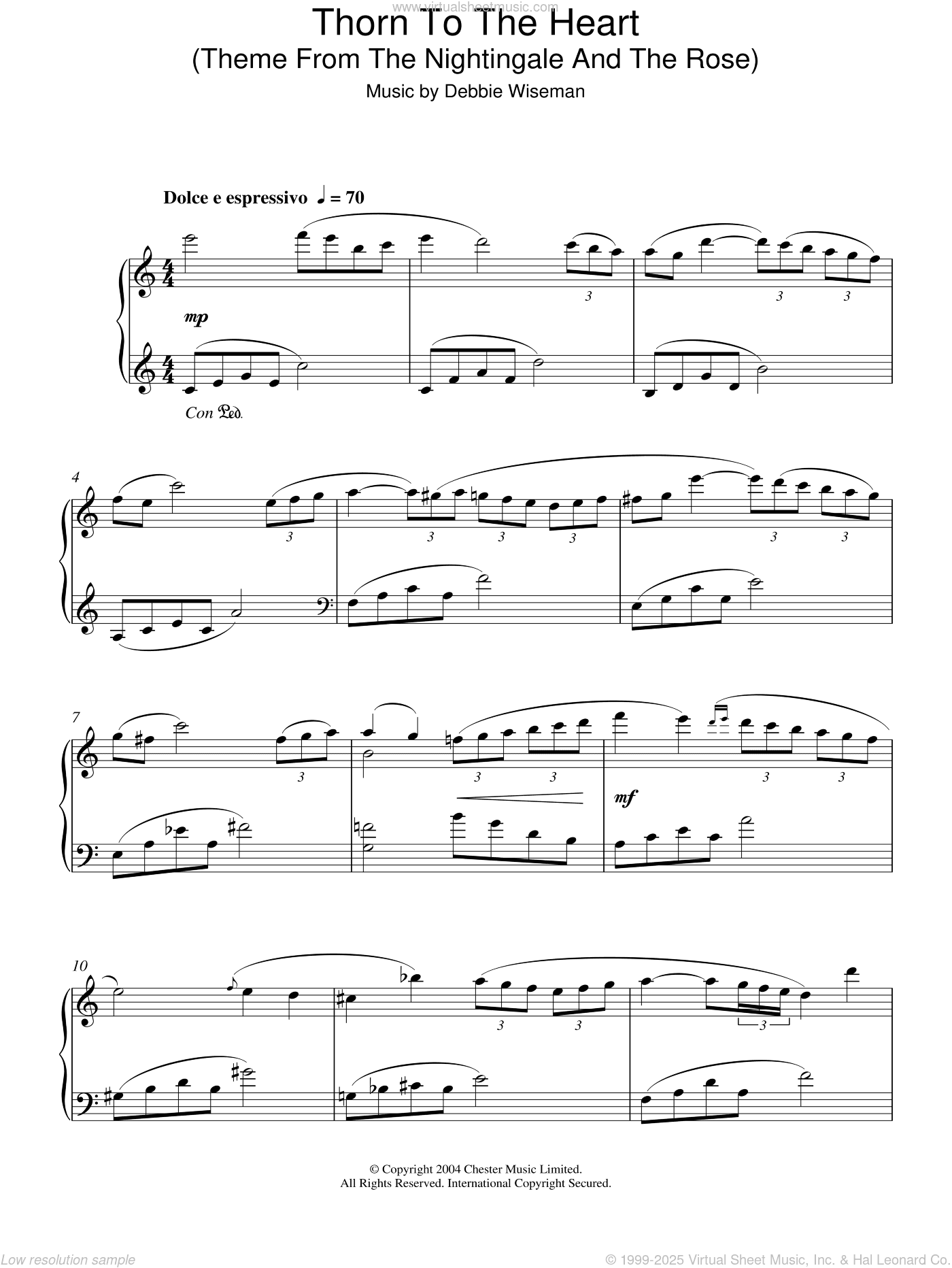 Thorn To The Heart (Theme From The Nightingale And The Rose)