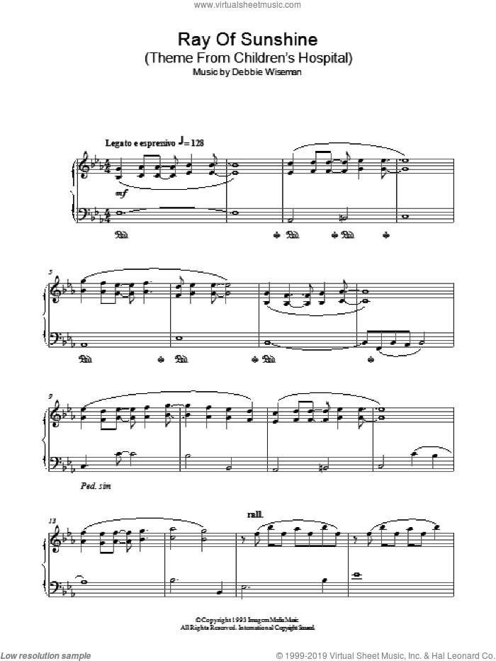 Ray Of Sunshine (Theme From Children's Hospital)