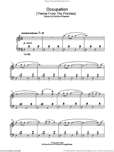 Occupation (Theme From The Promise)