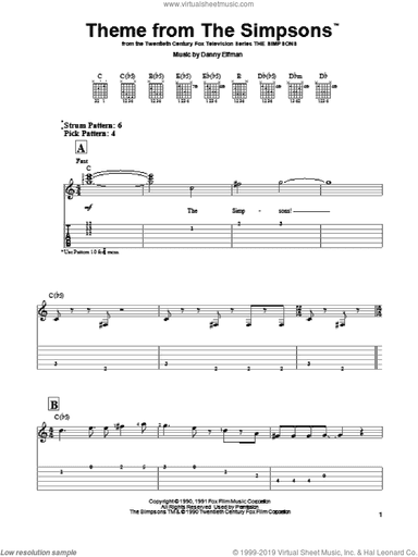 Theme From The Simpsons