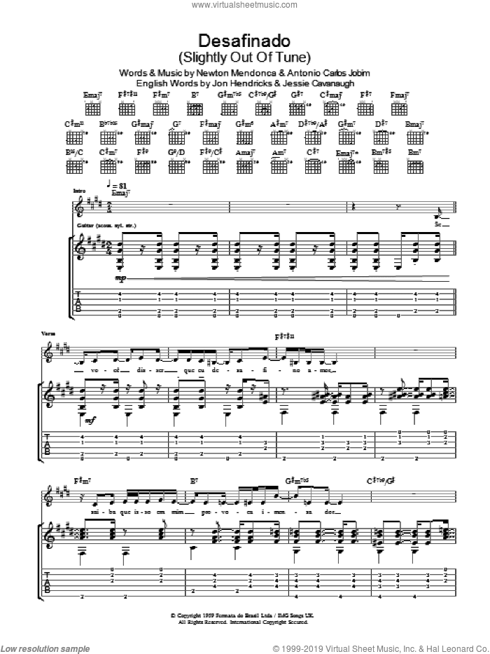Desafinado (Slightly Out Of Tune)