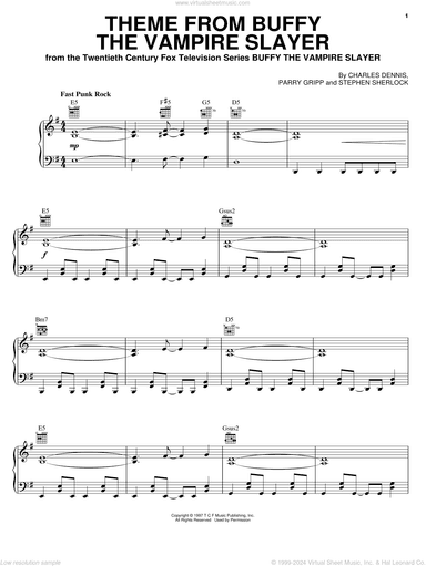 Theme From Buffy The Vampire Slayer