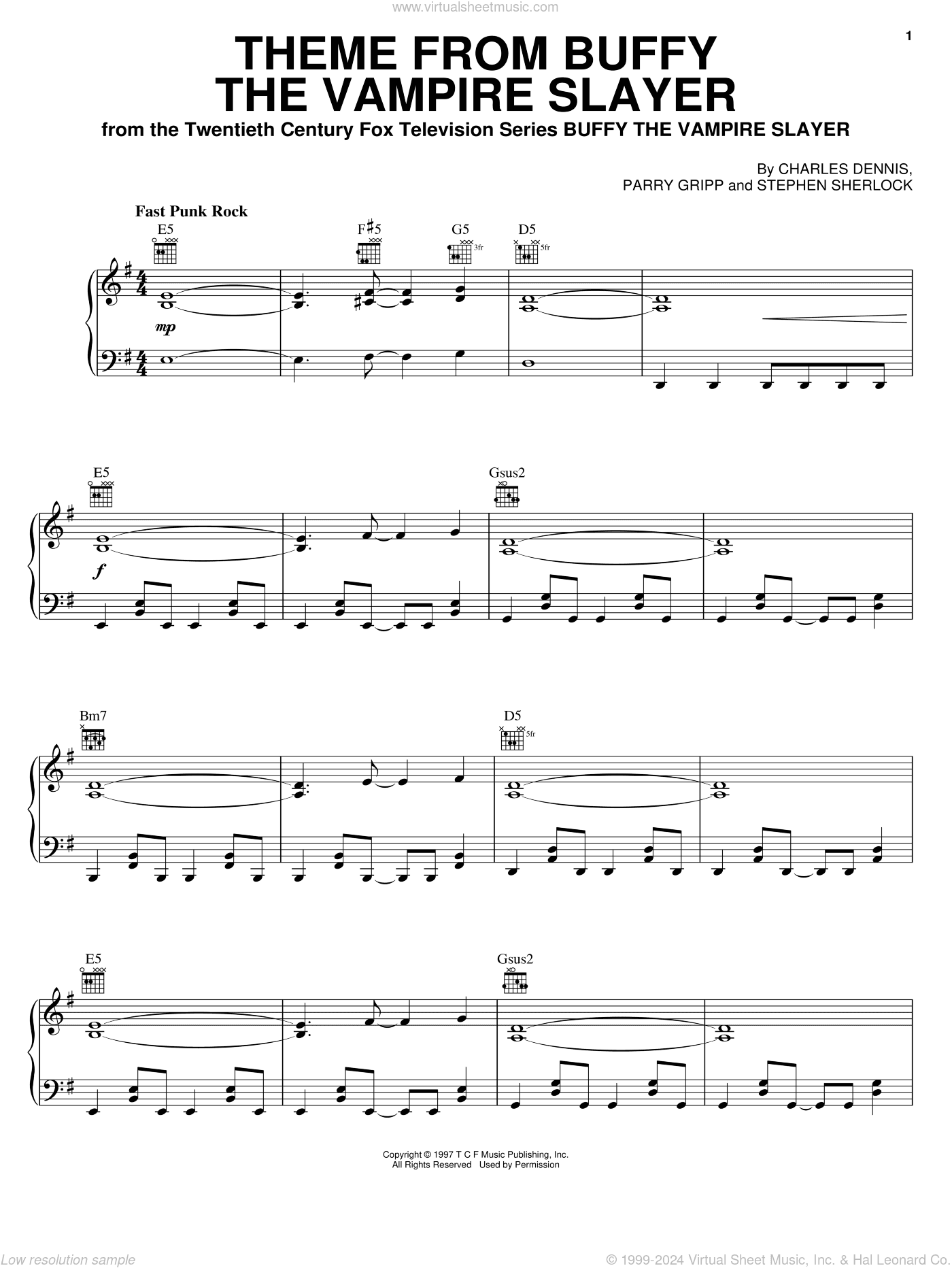 Theme From Buffy The Vampire Slayer