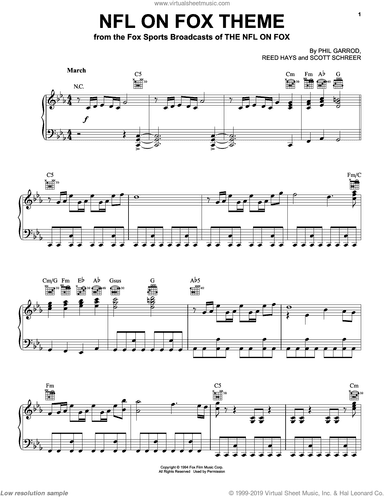NFL On Fox Theme, (intermediate)