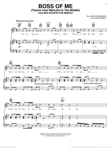 Boss Of Me (Theme From Malcolm In The Middle)