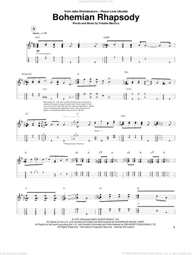 Bohemian Rhapsody (arr. Jake Shimabukuro)