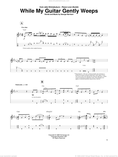 While My Guitar Gently Weeps (arr. Jake Shimabukuro)