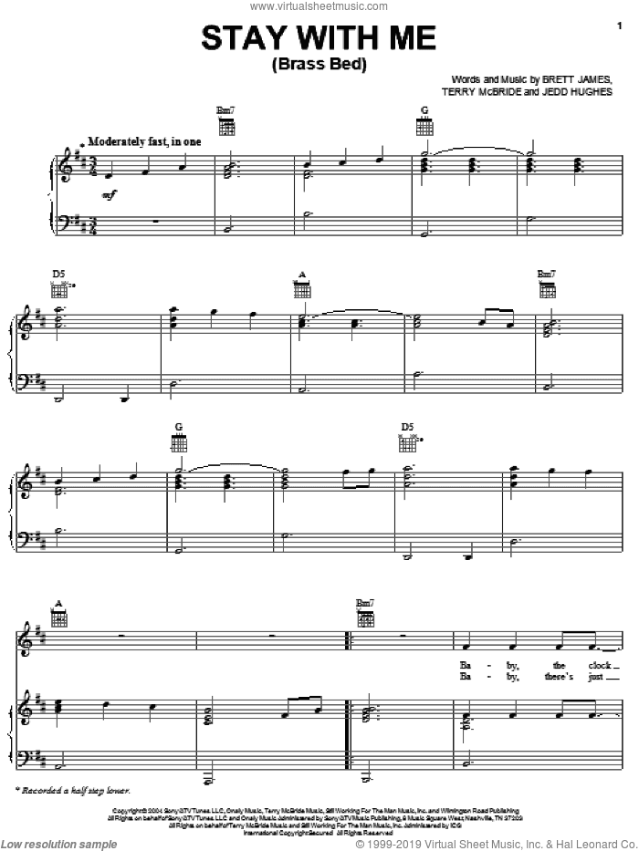 Stay With Me (Brass Bed)