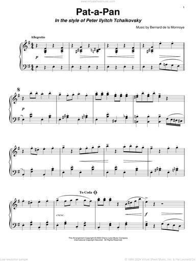 Pat-A-Pan (Willie, Take Your Little Drum) (in the style of Tchaikovsky)