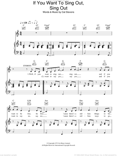 If You Want To Sing Out, Sing Out