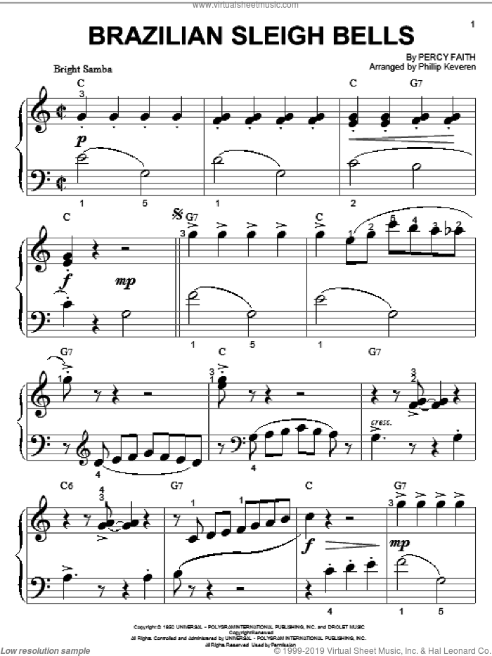 Brazilian Sleigh Bells (arr. Phillip Keveren)