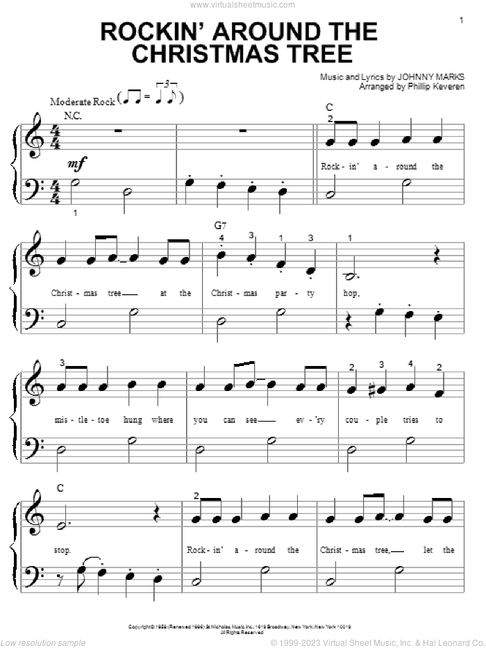 Rockin' Around The Christmas Tree (arr. Phillip Keveren)