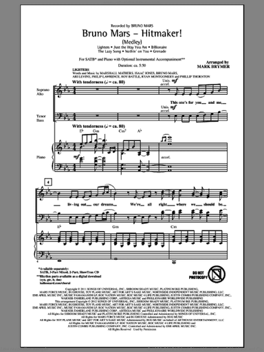 Bruno Mars: Hitmaker! (Medley)