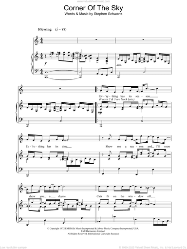 Corner Of The Sky (from Pippin)