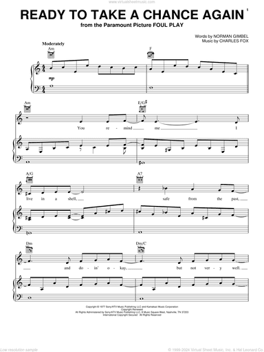 Ready To Take A Chance Again (Love Theme) (from Foul Play)
