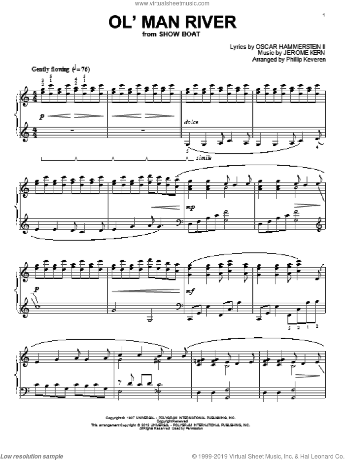 Ol' Man River (arr. Phillip Keveren)