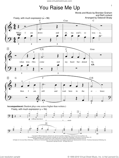 You Raise Me Up (arr. Deborah Brady)