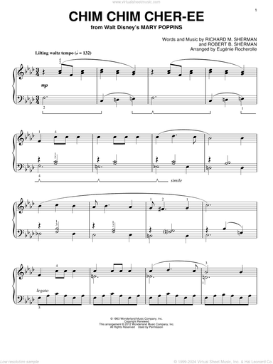 Chim Chim Cher-ee (from Mary Poppins) (arr. Eugenie Rocherolle)
