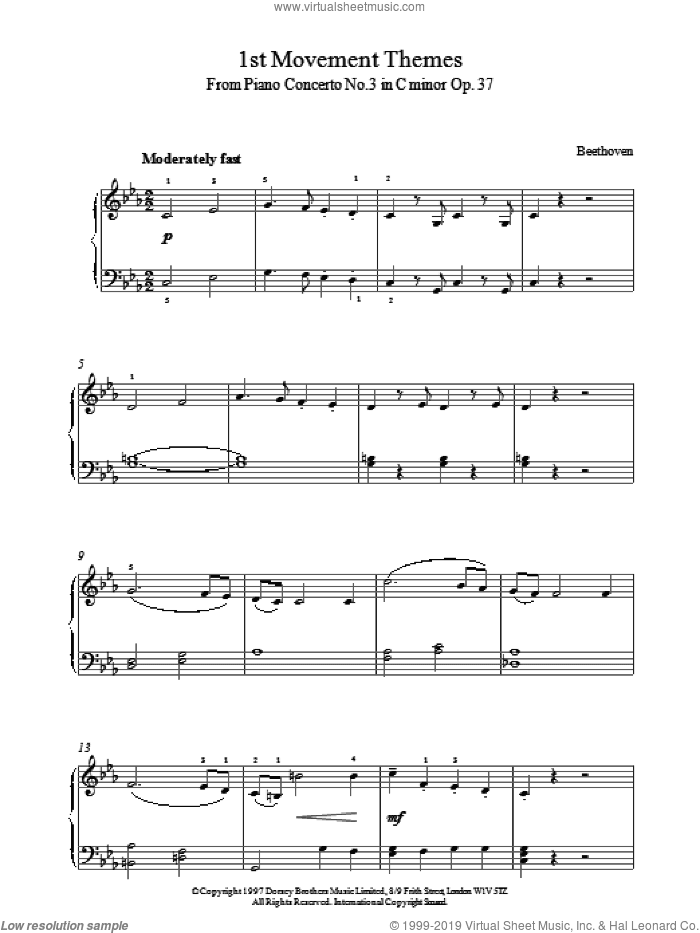 First Movement Themes from Symphony No.6