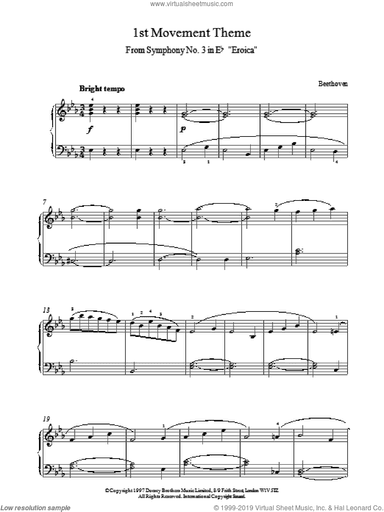 1st Movement Theme From Eroica