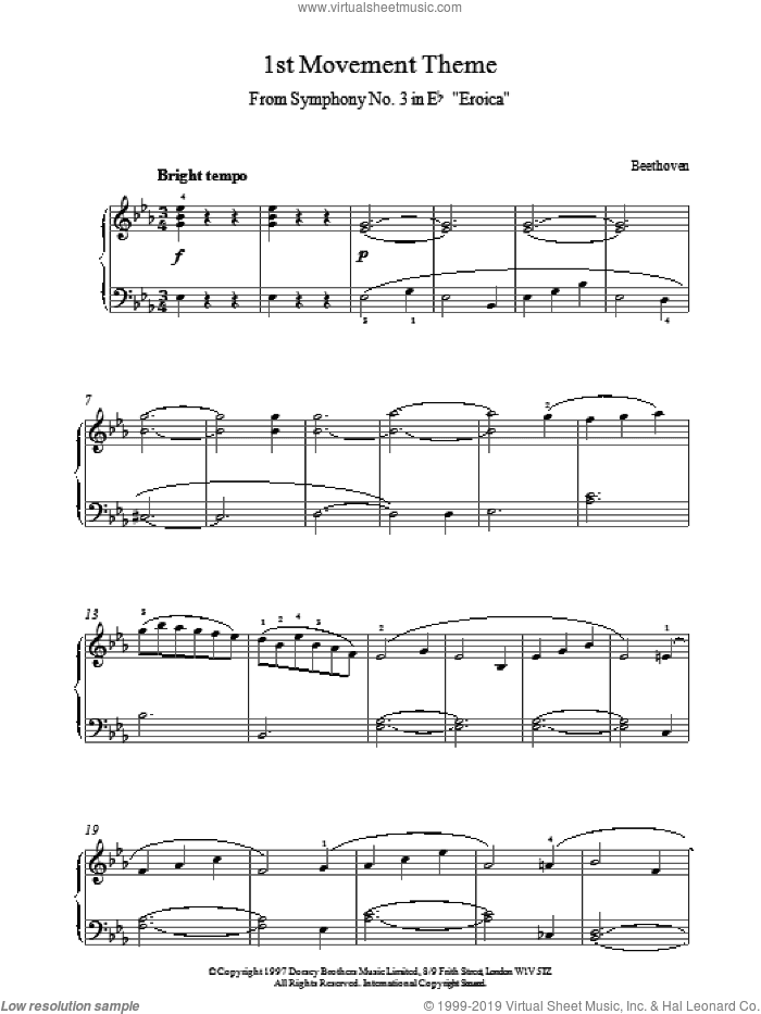 1st Movement Theme From Eroica