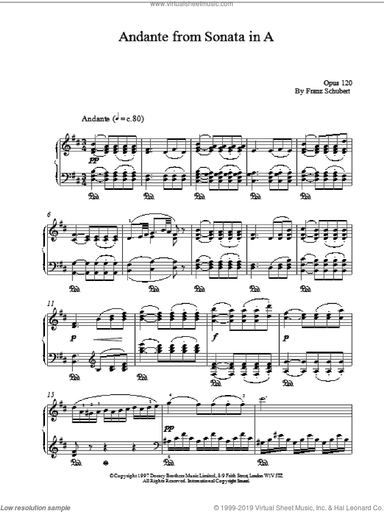 Andante From Sonata In A